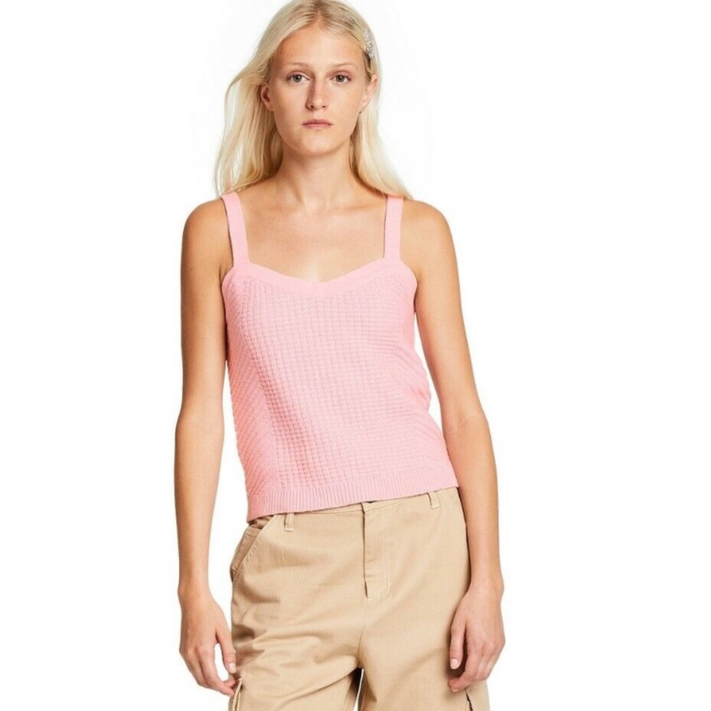 Sandy Liang for Target Pink Knit Top